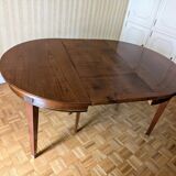 Round table and its 3 directoire style extensions