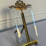 Frame in brass and beveled glass