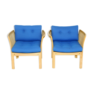 Set de 2 fauteuils "Plexus", Illum Wikkelsø, Danemark, 1980