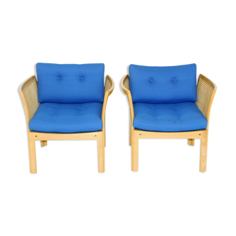 Set of 2 armchairs "Plexus", Illum Wikkelsø, Denmark, 1980