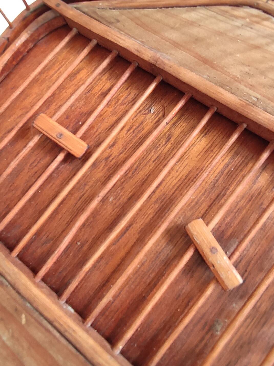 Decorative bamboo bird cage