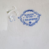 12 bread plate dessert Rouen E. Bourgeois