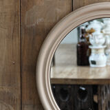 Vintage circular mirror
