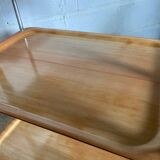 Vintage 1960s folding bar trolley on wheels