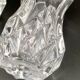 Duo de vases à facettes en cristal d’Arques