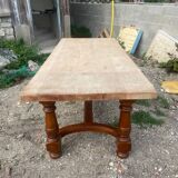 Table de ferme en chêne