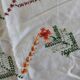 Old embroidered tablecloth