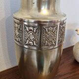 Copper vase and engraving