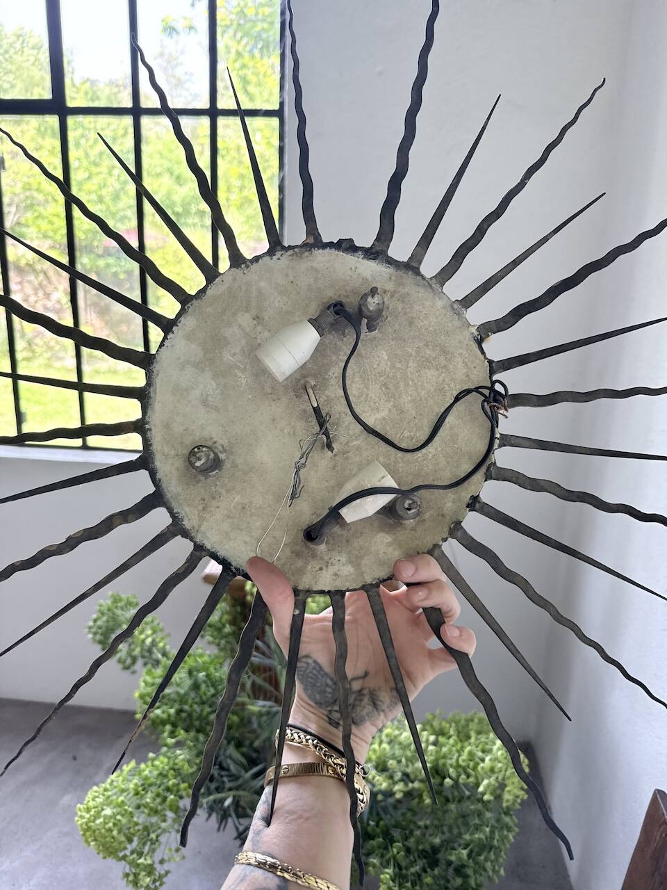 Applique « soleil » années 50