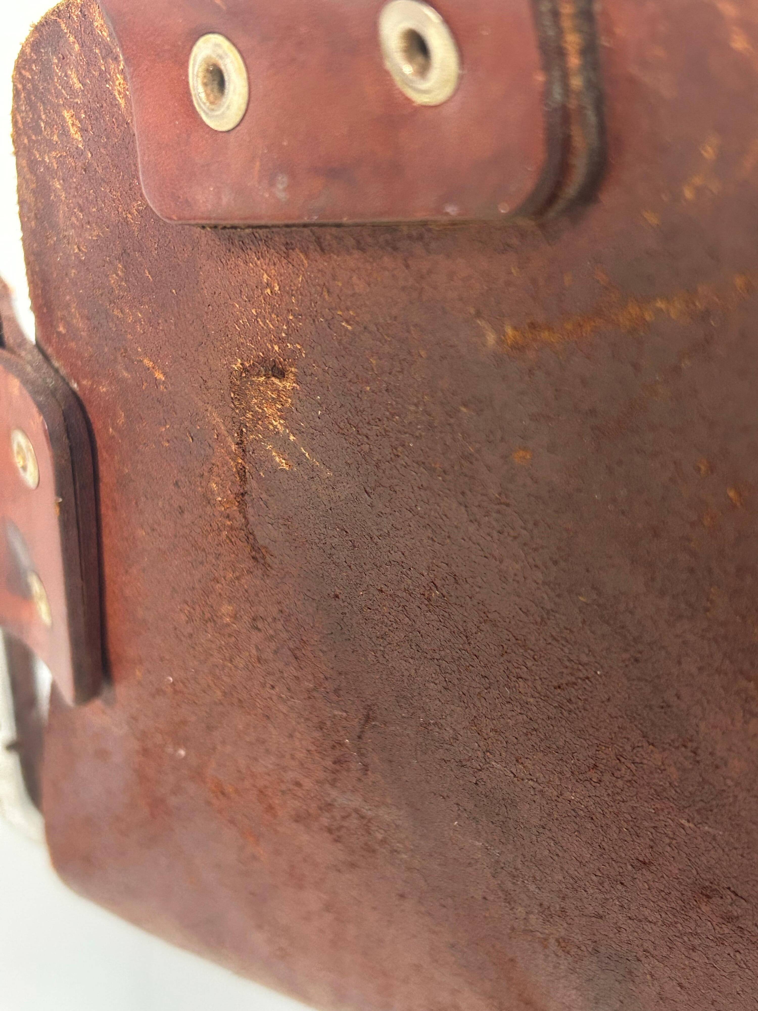 3x Leather Bar Stool for Les Arc Ski Resort, Selected by Charlotte Perriand