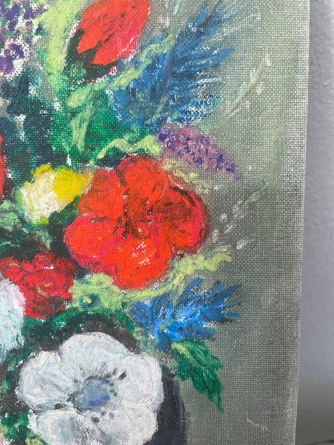 Flower bouquet painting