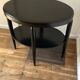 Gueridon console bois noir art déco