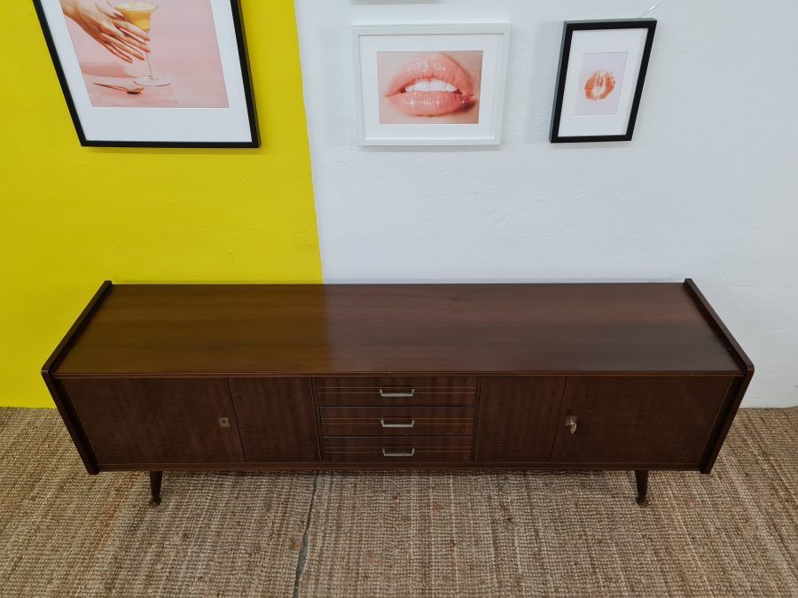 Vintage Scandinavian sideboard – 198 cm