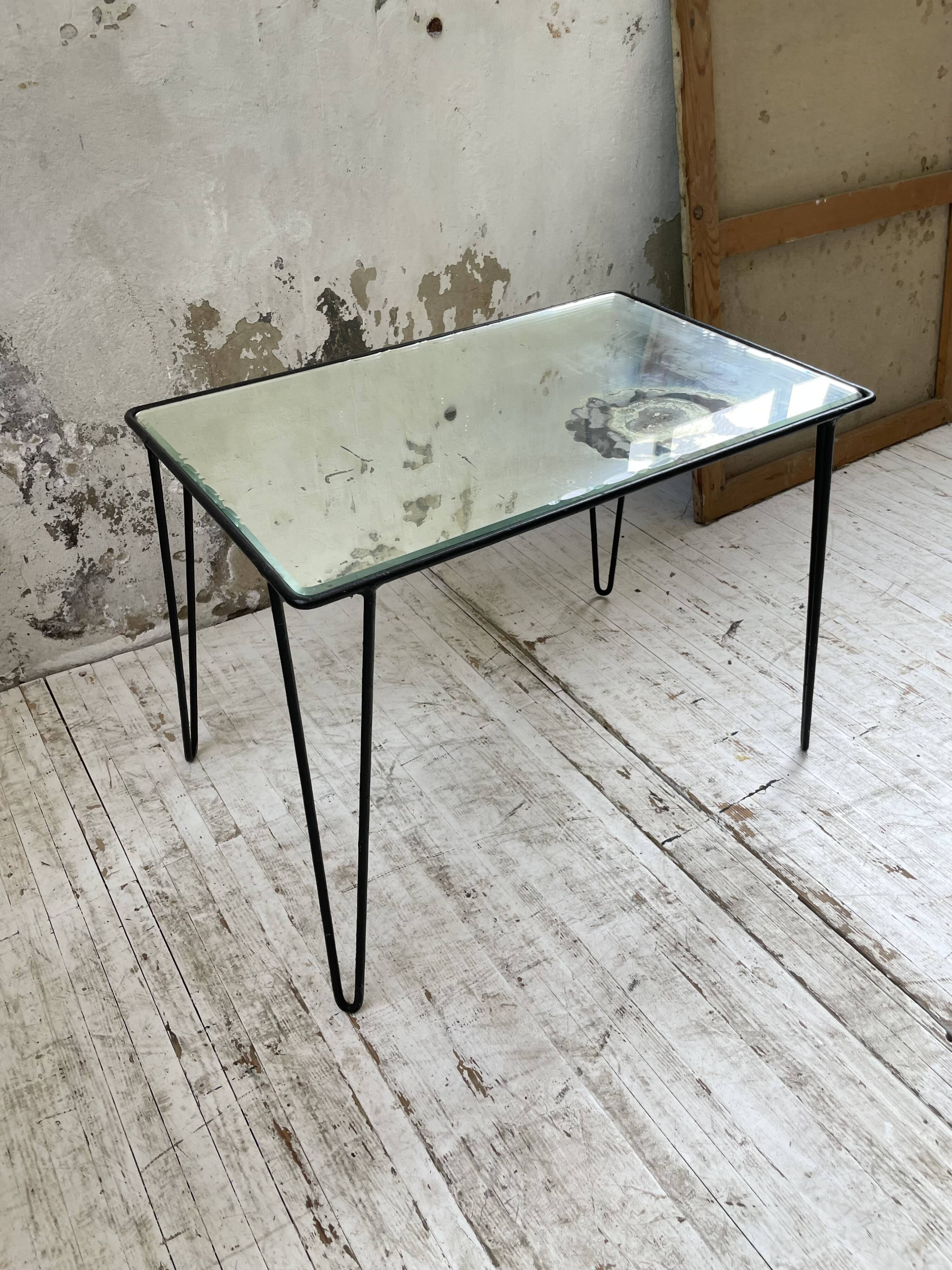 Mirrored coffee table from the 60s