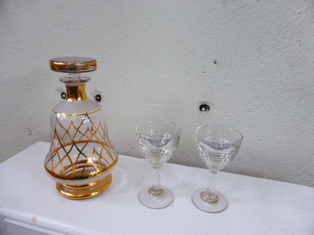 Service à liqueur art déco