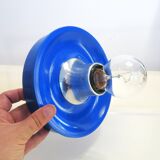 Saturno blue Targetti wall lamp from the 70s