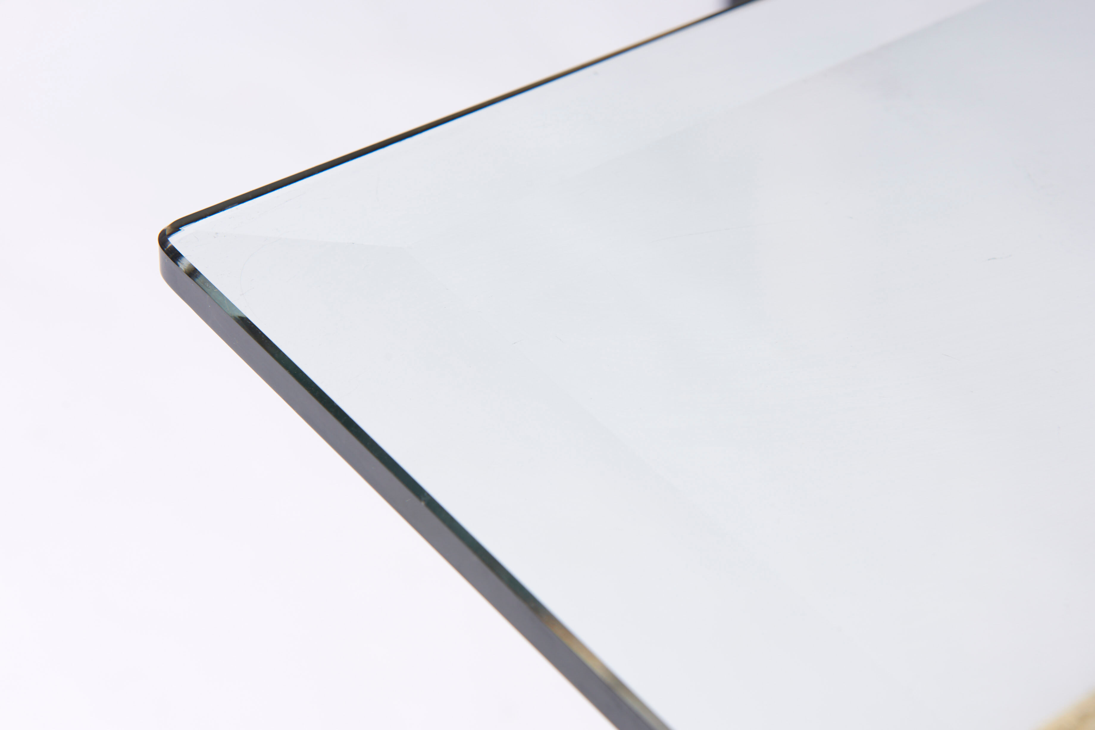 Panther coffee table on stone base and glass tablet