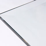 Panther coffee table on stone base and glass tablet