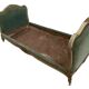 Bench daybed in lacquered and gilded wood 20th century