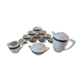 Coffee service Digoin Sarreguemines model Berry 50s