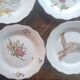 Ceramic plates. 70s/80s Work inspired by the 16th and 17th centuries.
