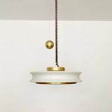 1 of 3 Awesome Adjustable Orion Glass Pendant Lamps from Staff