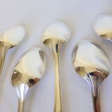 5 Christofle Art Deco style silver-plated tablespoons 2106257