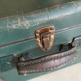 Old vintage travel trunk