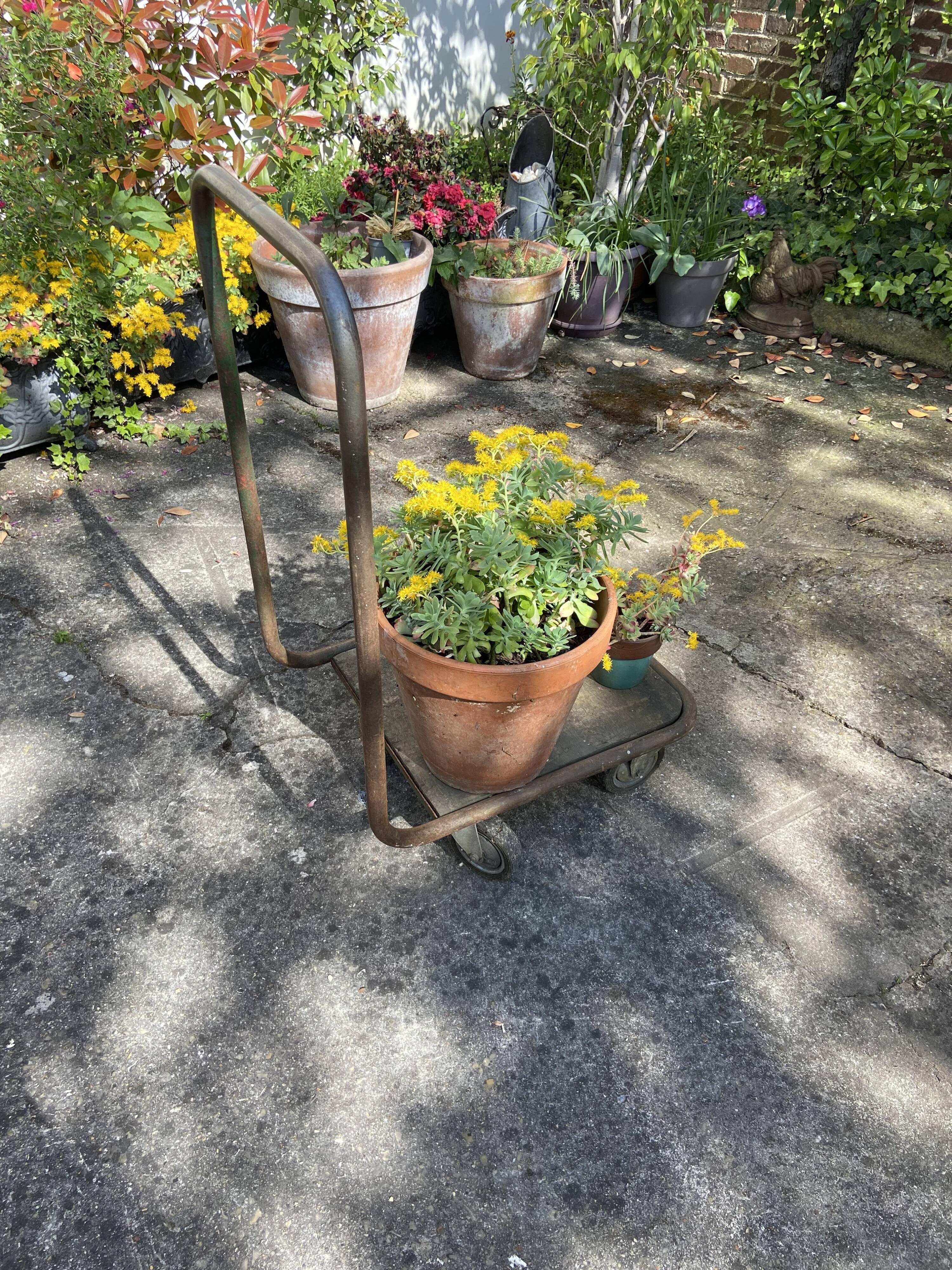 Vintage industrial trolley 1950