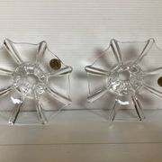 Pair of crystal candle holders RCR Italy