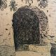 Painting Saint Paul de Vence, the old fountain, 20th century