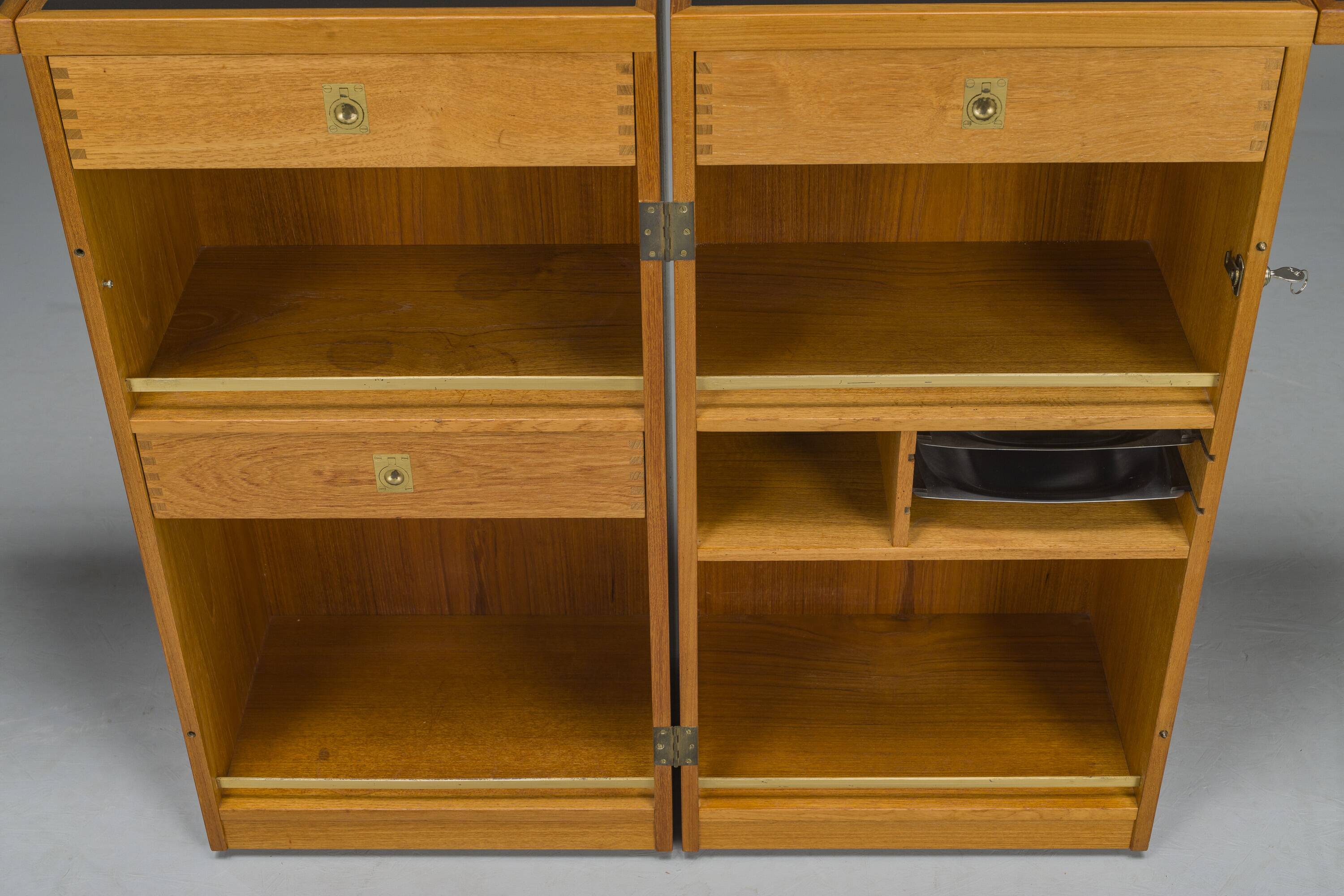 Danish Teak Captains Bar by Reno Wahl Iversen for Dyrlund, 1960s
