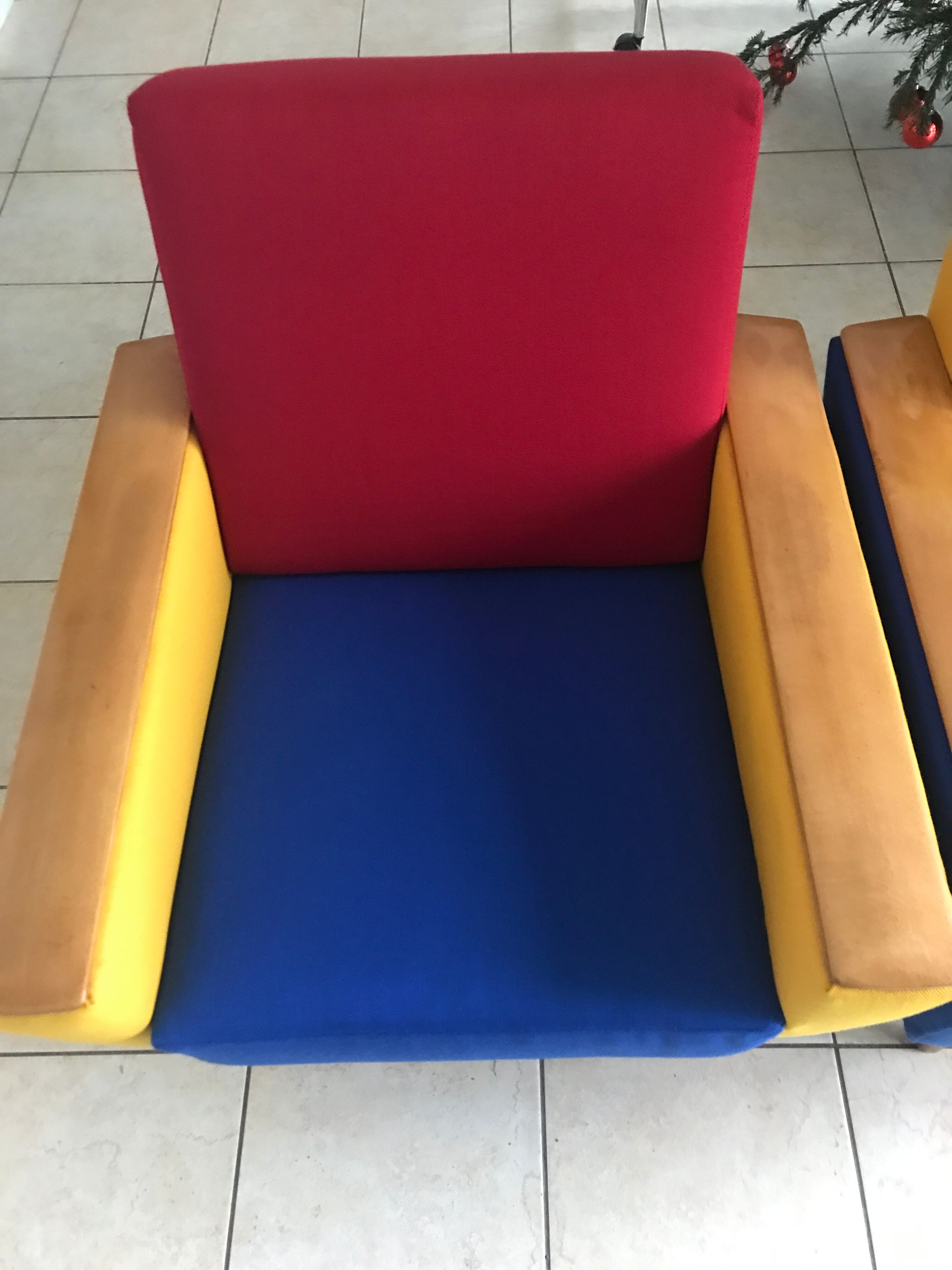 Paire de fauteuils années 50