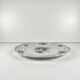 Hand-painted cake plate with rose motif, circa 1960/70