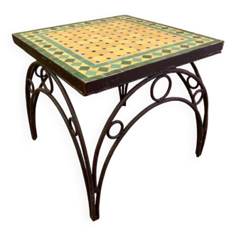 Table basse zelliges
