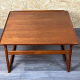 Table basse en teck des années 60-70 Kubus par Jalk Vodder Andersen pour Dyrlund Danemark