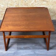 Table basse en teck des années 60-70 Kubus par Jalk Vodder Andersen pour Dyrlund Danemark