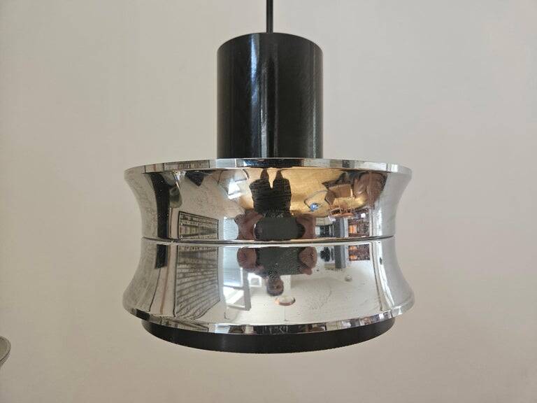 Pair of Midcentury Pendants in style of Jo Hammerborg, Denmark, 1970s