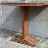 Bridge table and armchairs x 4
