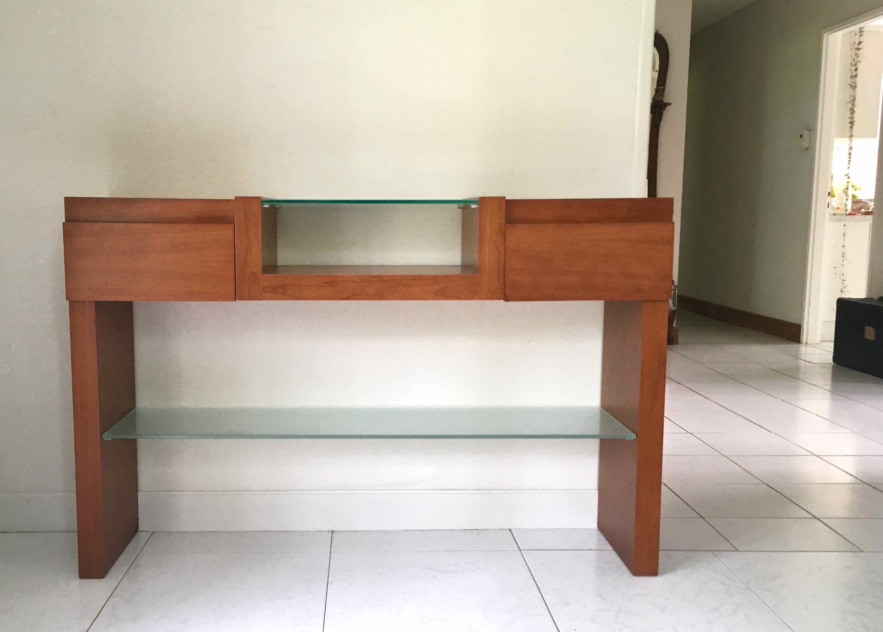 Console design teck Italie 1980