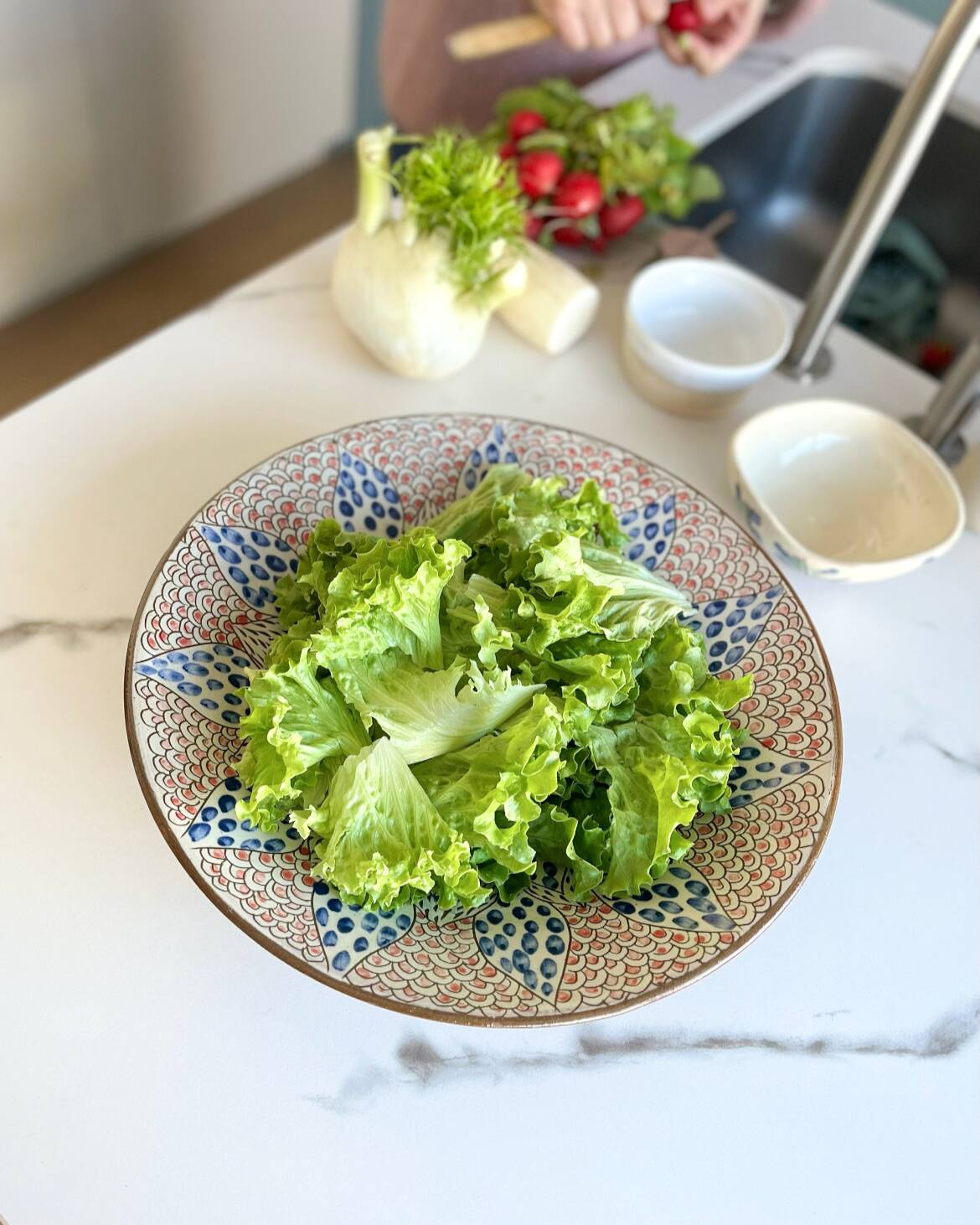 Terracotta dish from Luxor, Egypt
