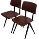 Set of 4 vintage school chairs Galvanitas S16 Netherlands Design