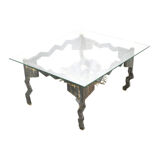 Coffee table "Amethyst" signed Henri Fernandez
