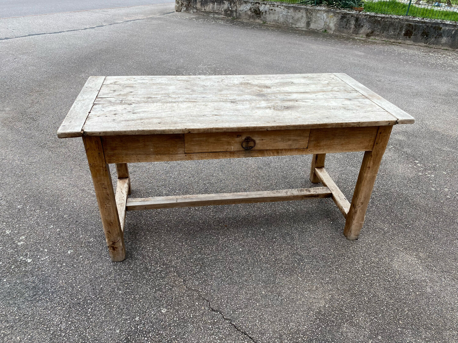 Walnut farmhouse table