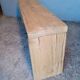 Bench 120 cm old solid wood with patina