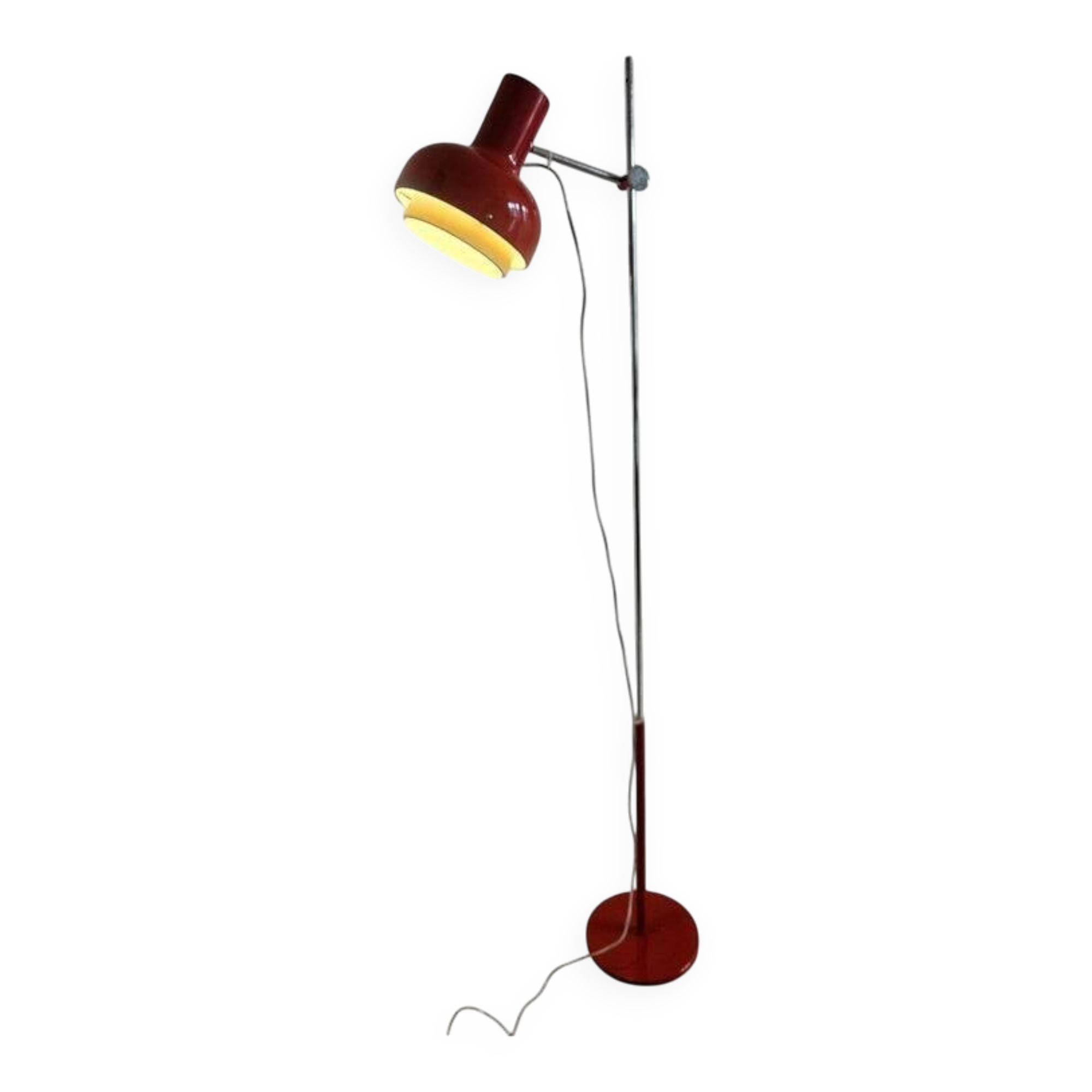 Mid Century Floor Adjiustable Lamp Napako, Josef Hurka, 1970s