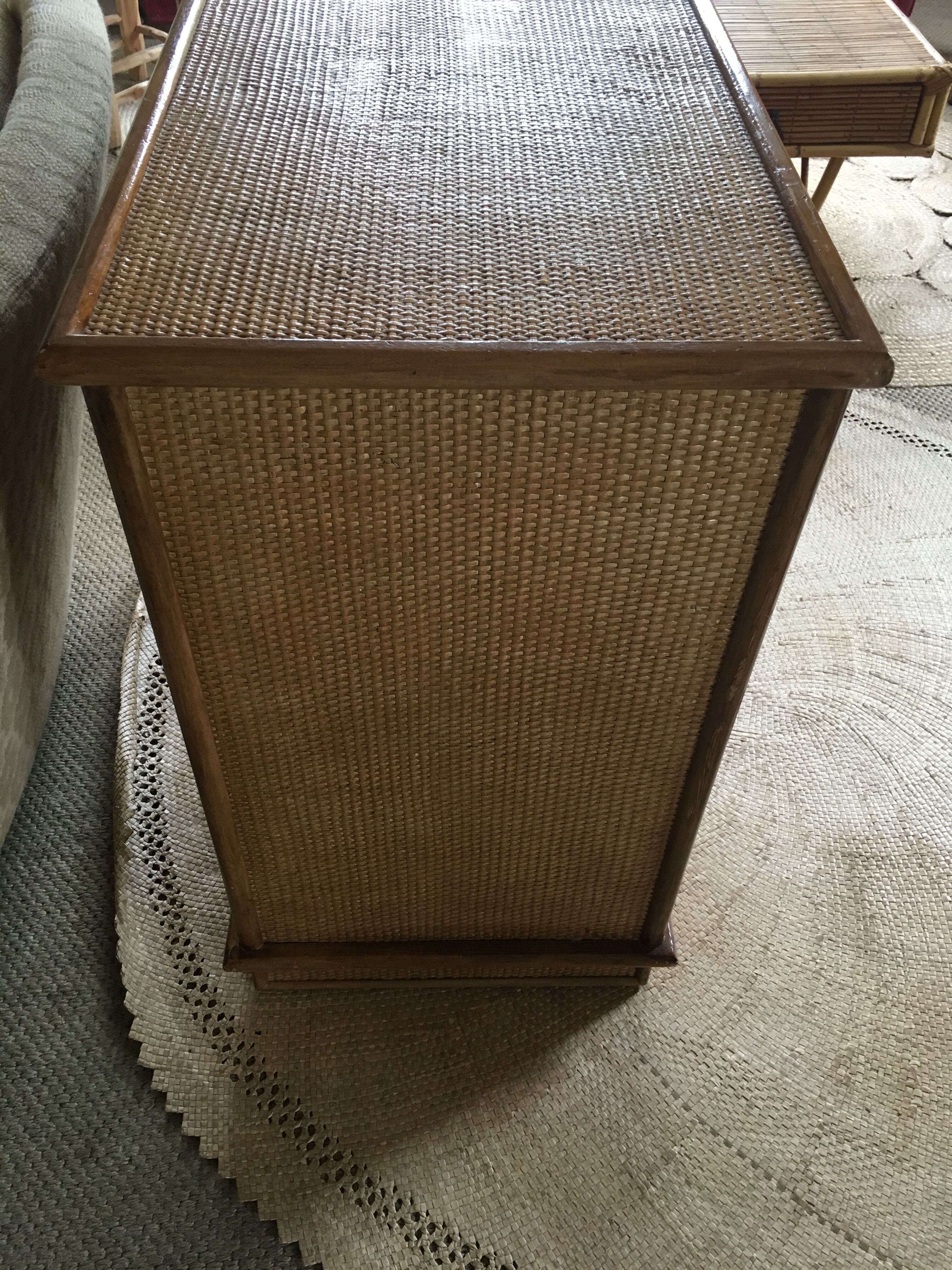 Dresser in rattan