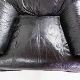 Leather swivel chair, 1970s