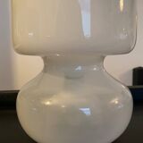 Vintage opaline mushroom lamp