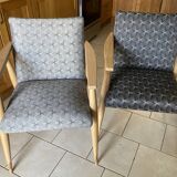 Paire de fauteuils stella